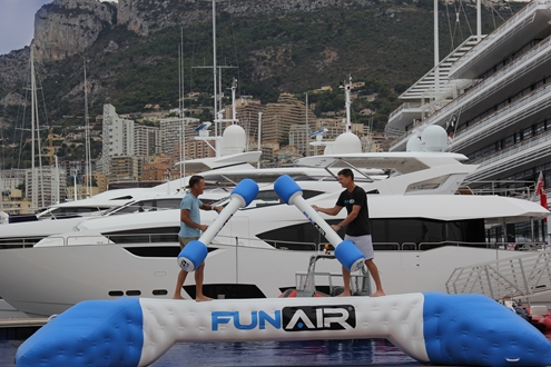 Image forFunAir launches Yacht Golf and Joust at Monaco Yacht Show 2016